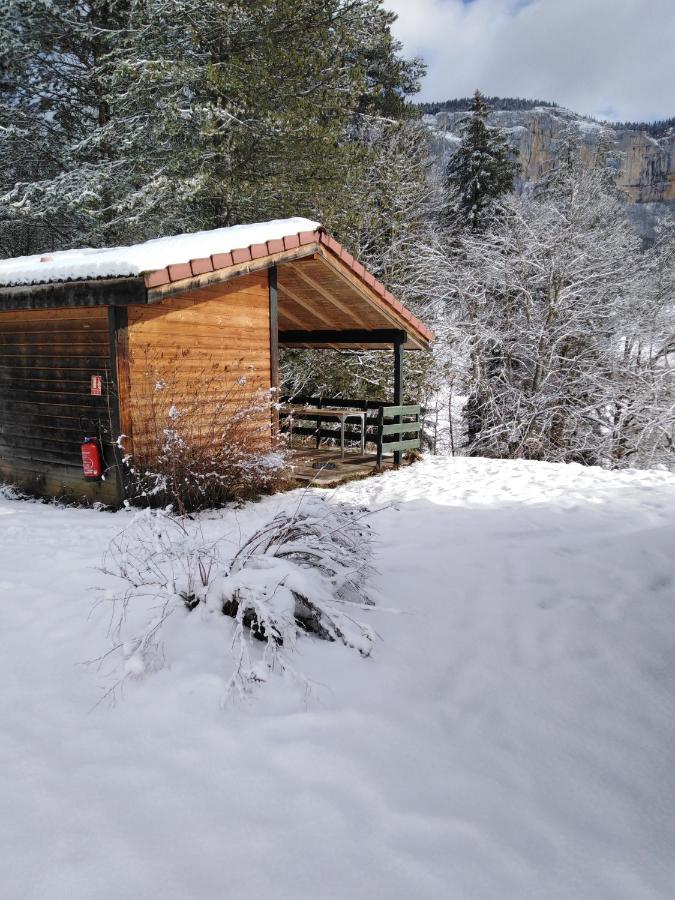 Chalet Du Camping La Porte St Martin Saint-Martin-en-Vercors Kültér fotó